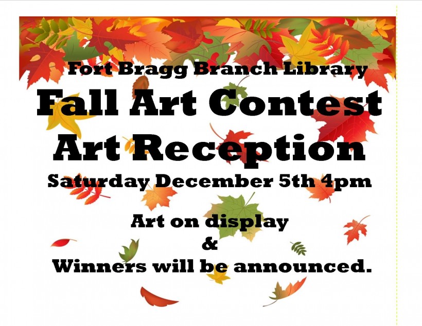 Fall Art Contest Reception
