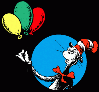 Dr. Seuss balloons