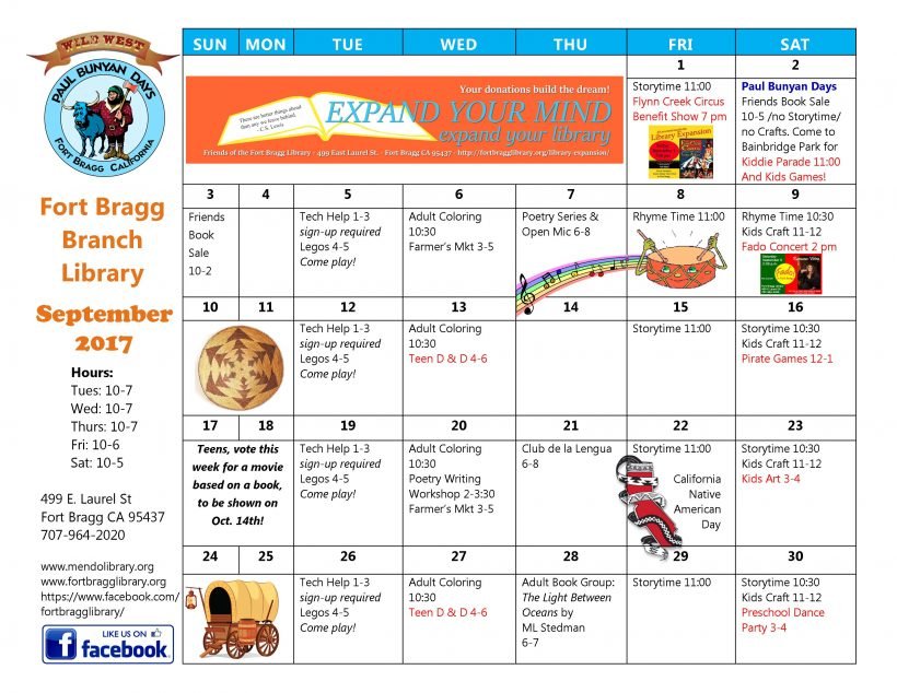 september-calendar-of-events-fort-bragg-library