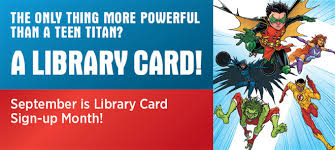 Library card sign-up month