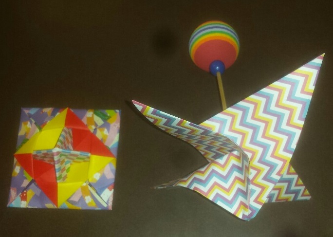 origami pinwheel