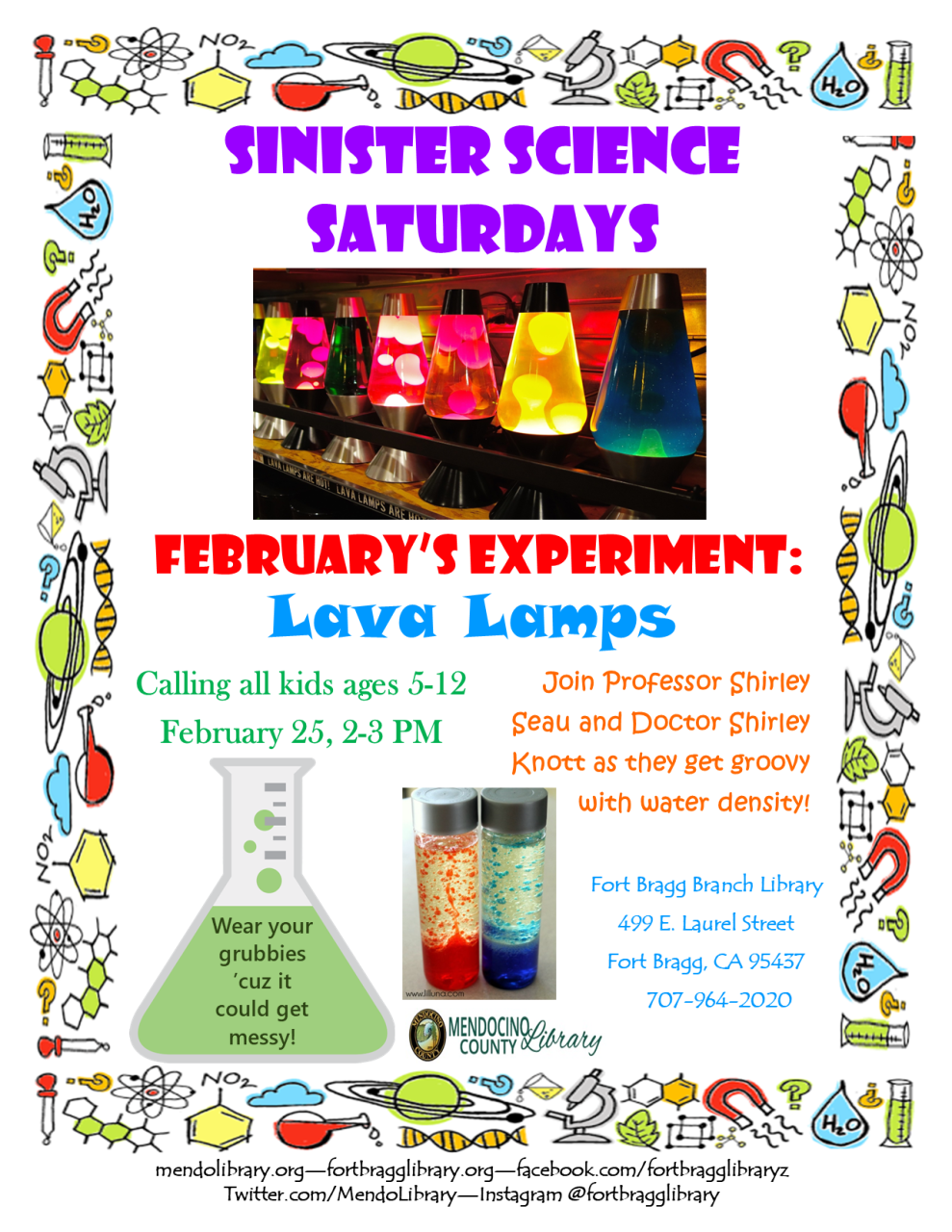 Sinister Science Lava Lamps