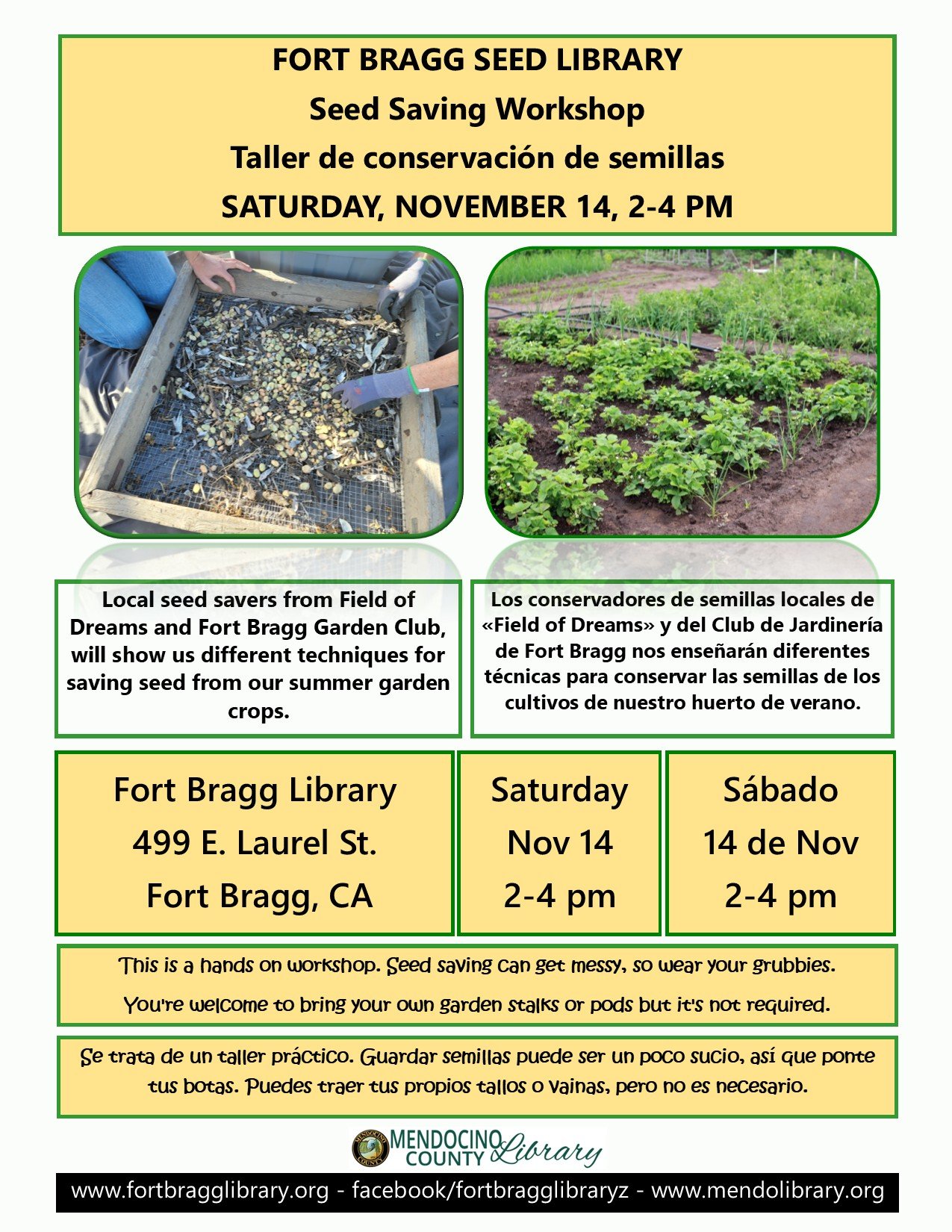 Seed Saving Workshop